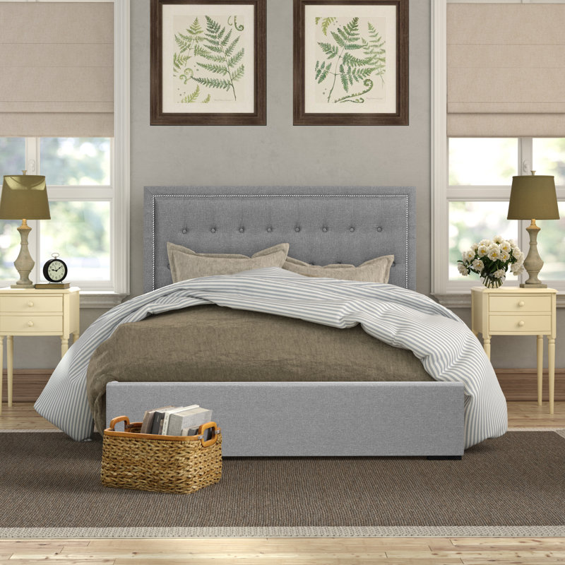 Three Posts™ Wadley Queen Upholstered Storage Platform Bed & Reviews